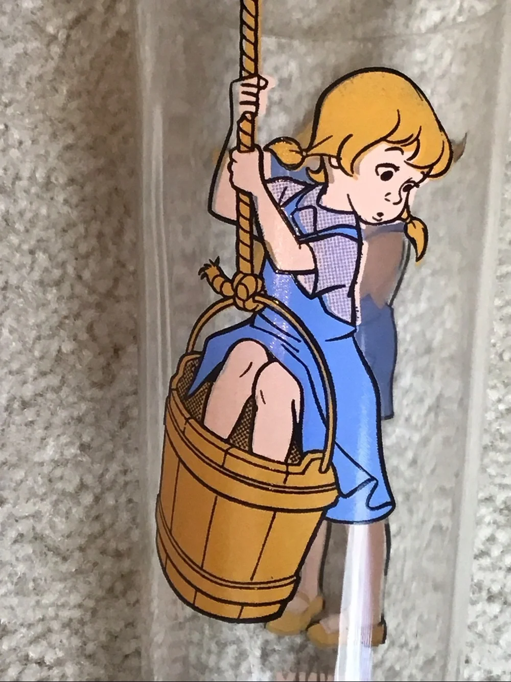 Vintage Disney The Rescuers Penny Drinking Glass, 1977